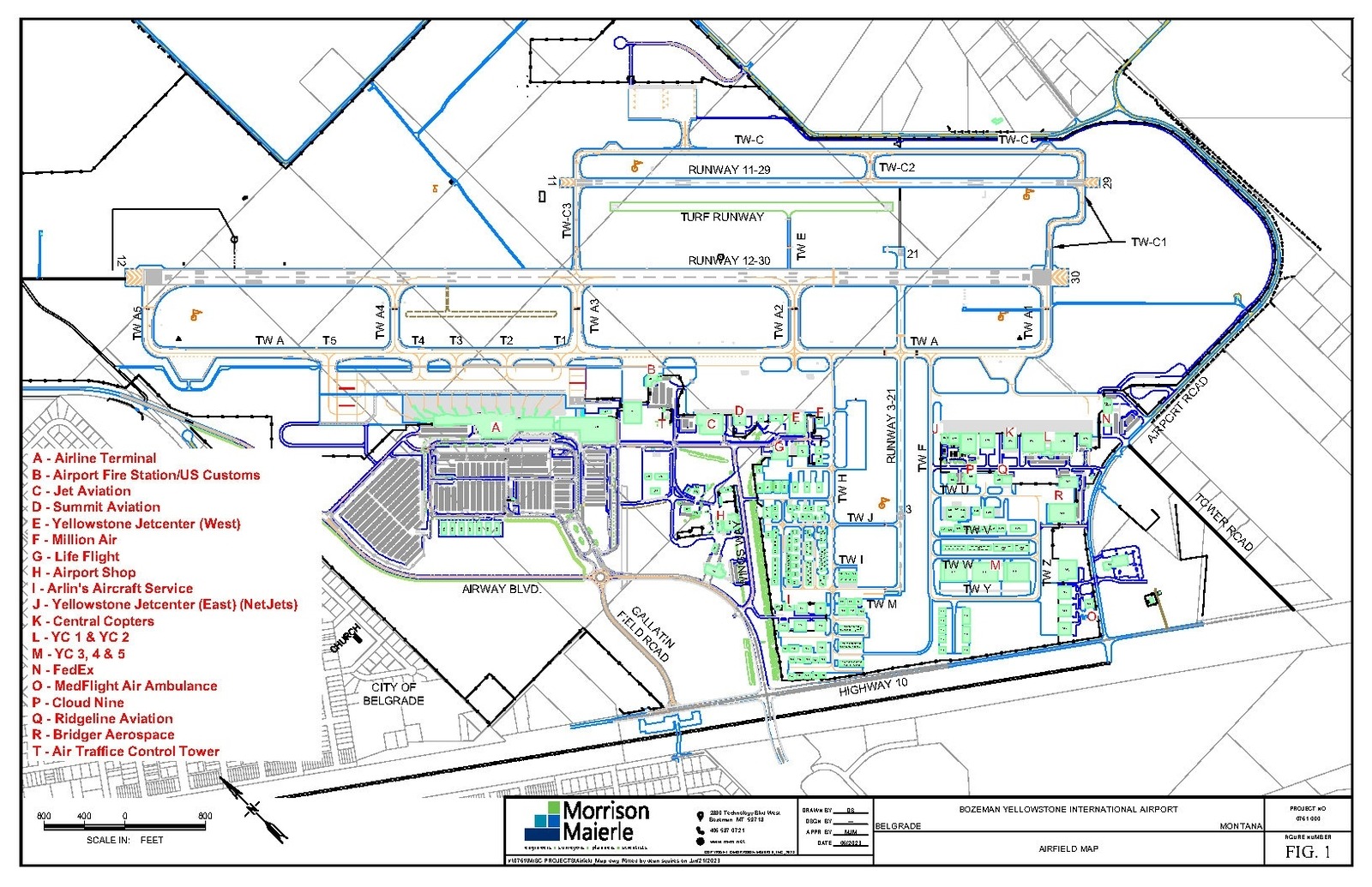 Airfield Map